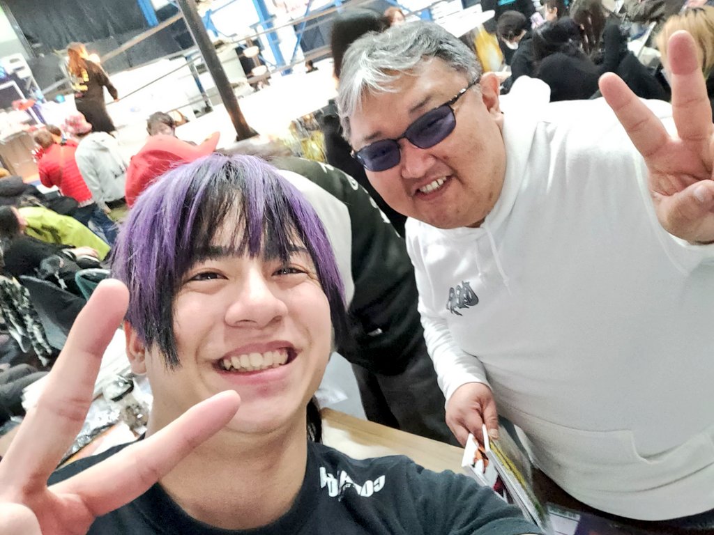 TV87941881's tweet photo. 1月26日
#2AW #GRAND_SLAM #2AWスクエア 

#プロレスリングBASARA から参戦中の #中野貴人 選手

花見選手から、 #紅炎 の勧誘があったけど保留だって😥

紅炎推しからすると、入ってほしいですね！

なかなかのイケメンですよ！ https://t.co/IOXvPeqCoz