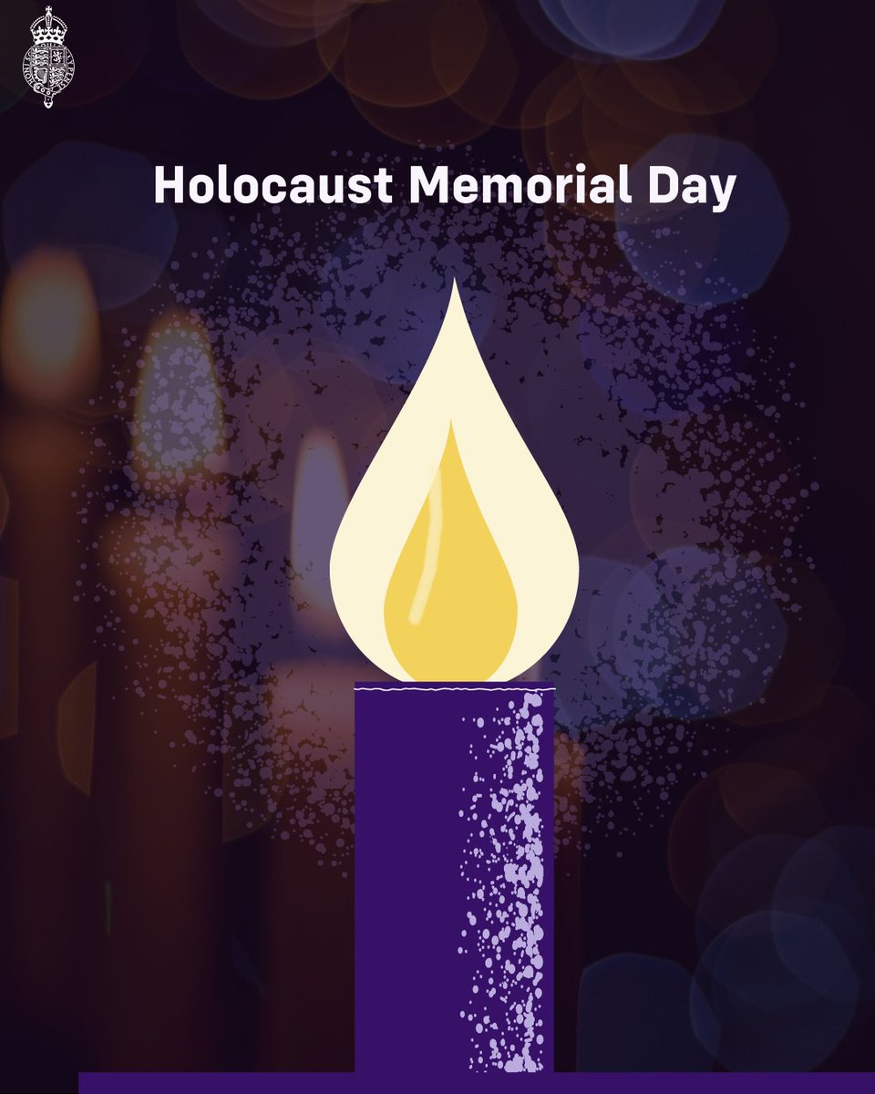 Today we honour the millions who lost their lives in the Holocaust and pay tribute to the courage of those who survived.

Never forget.