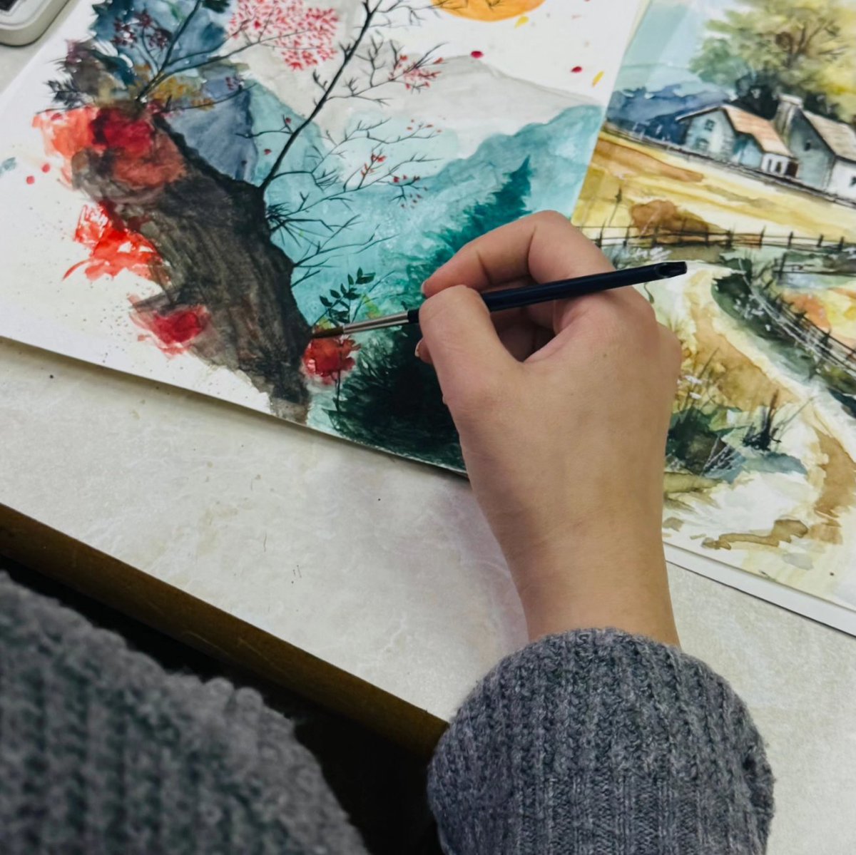 komekkonya's tweet photo. 🎨 Bosna Hersek KOMEK Resim Sınıfı kursiyerlerinin eserleri sizlerle🤗🌟

#komekkonya #resimsanatı https://t.co/KoMgZZjJXo
