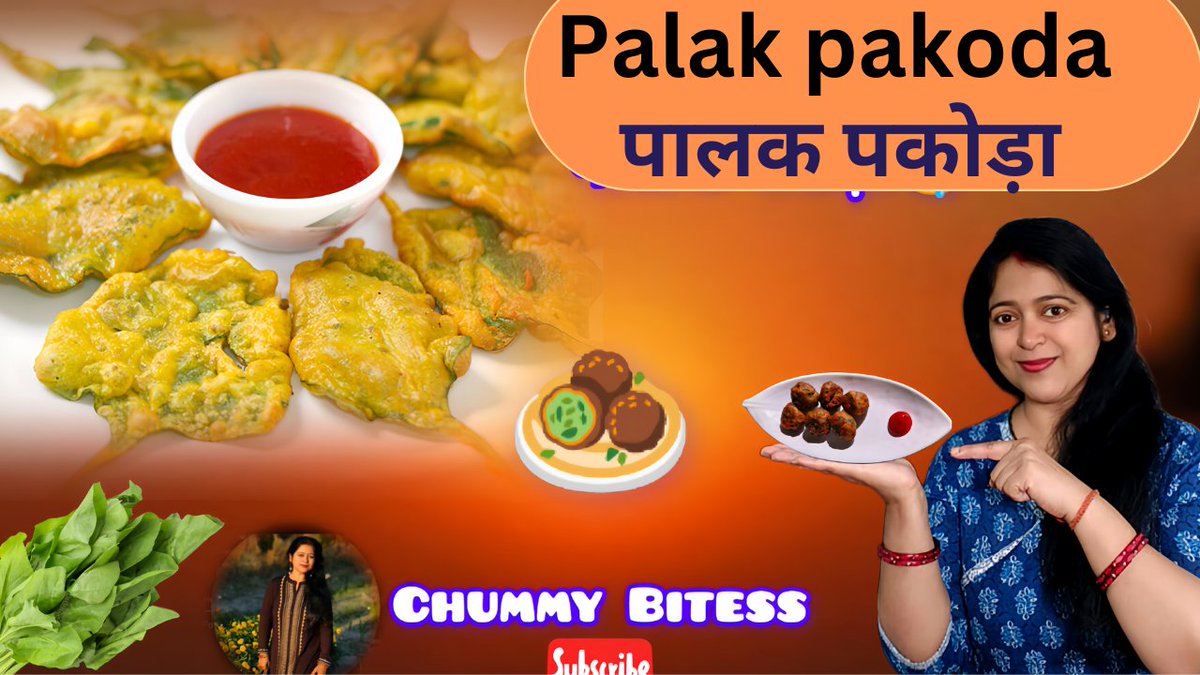 chummybitess's tweet photo. Palak pakoda upcoming recipe today at 6 30 pm https://t.co/Q4lnpmVj4J