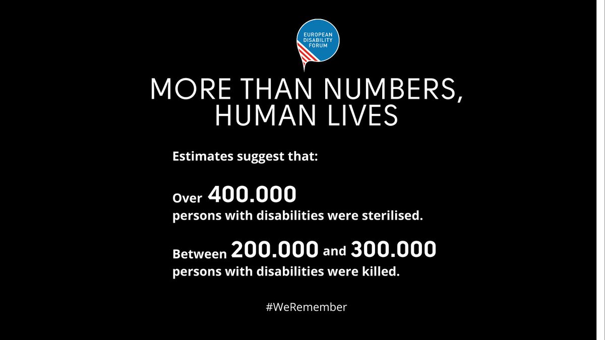 Trigger warning: violence, death.

Persons with disabilities were victims of the holocaust. Over 2000,000 were killed.

We cannot let it happen again.

Read Dr <a href="/amandatink/">Dr Amanda Tink</a>: theconversation.com/disabled-peopl…

#WeRemember 1/2