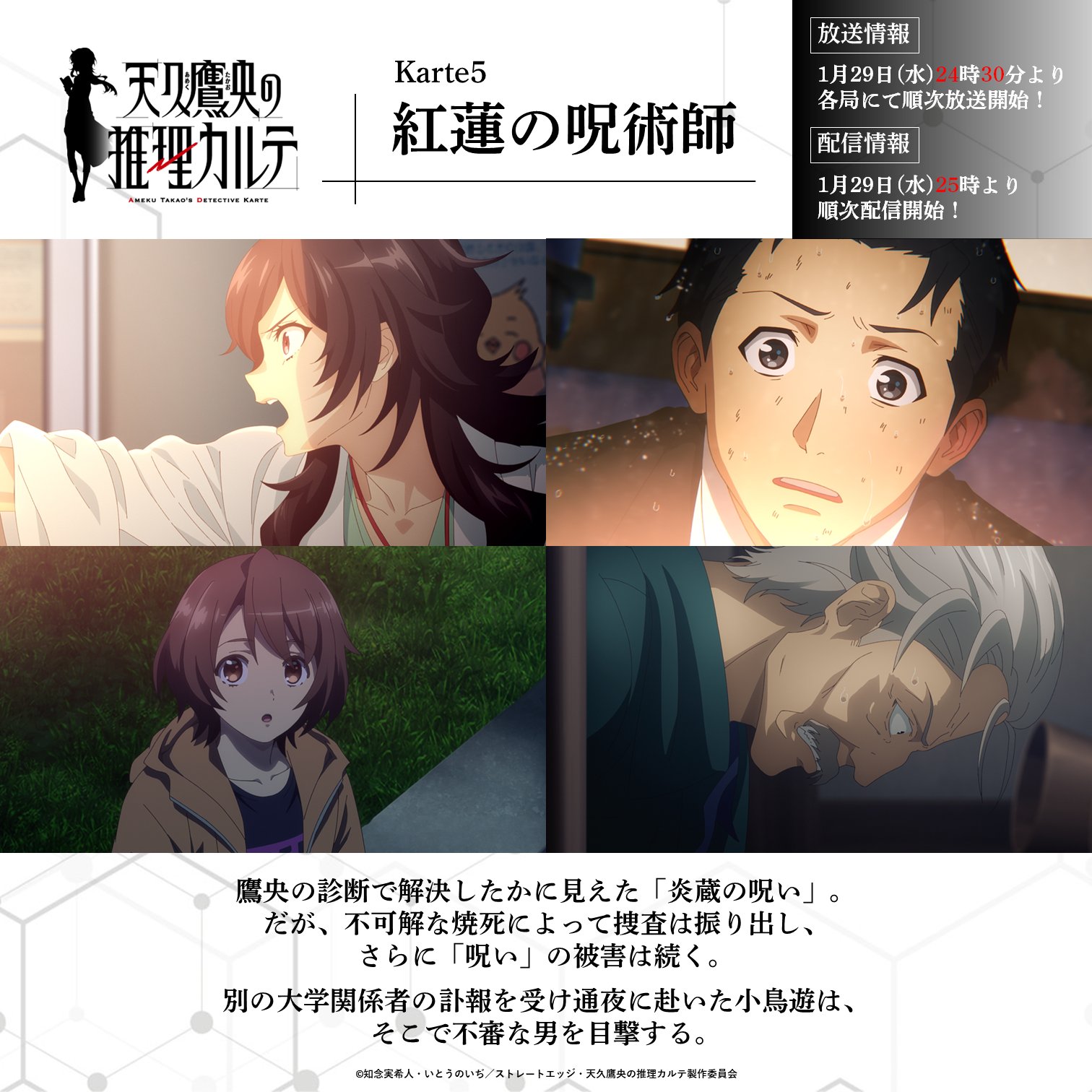 TVアニメ『天久鷹央の推理カルテ』まもなく放送スタート！追加