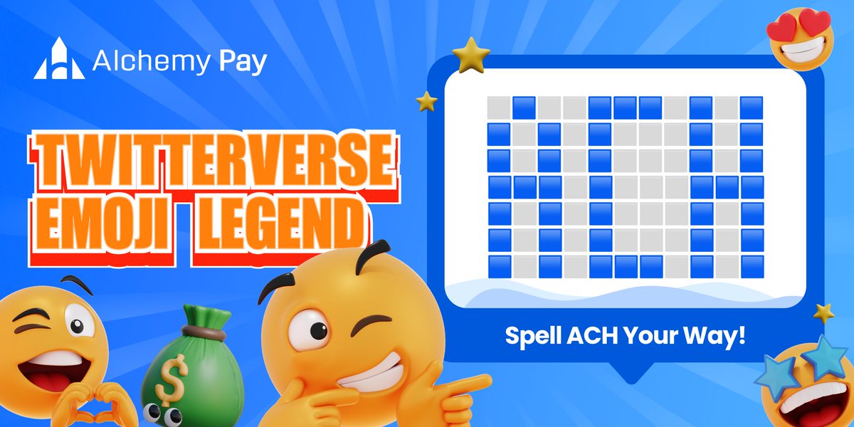 🎉Can you spell ACH with your favorite emojis?  Let your creativity shine and spread the ACH love! 💖

🔥 Top 10 most creative entries win a share of 2,000 ACH! 🔥
📅 When: Jan 27 - Feb 7

👇 Drop your emoji masterpiece below to join!

#AlchemyPay #ACH