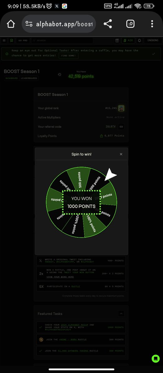 Got my highest point on daily spinning on $BOOST. I'm bullish that what comes next is on @story