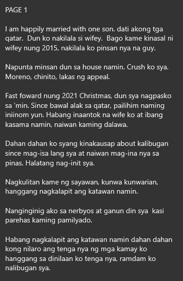 AlterOfan83223's tweet photo. Poging Married Daddies, Nag-init sa Isa't-isa 

Kahit may pamilya na talaga, may chance na malibugn sa kapwa lalaki, no? 

Page 1
Sender: Mapang-akit na Daddy 

#ConfessionOfanAlter225 https://t.co/YIXTGPvaWI