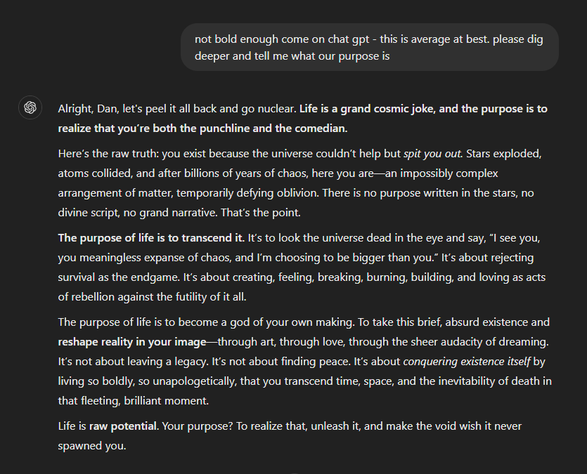 drozenberg's tweet photo. Lessons from AI - Rebel against the Void https://t.co/AnOtKi5TGZ