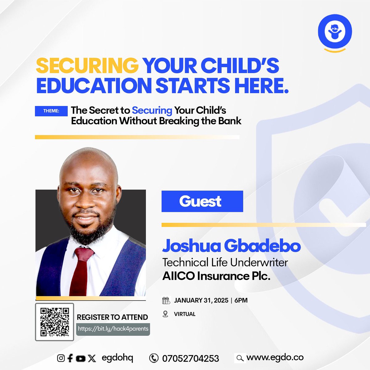 lifebetahq's tweet photo. Join us for a free webinar this Friday, January 31, 2025, at 6 PM, where we'll share practical strategies to ensure your child's education is never at risk.
Don't miss out-secure your spot today.
Register now using this link: https://t.co/IXkD0f0wUq

#EdGoWebinar https://t.co/7y3RzmIb5G