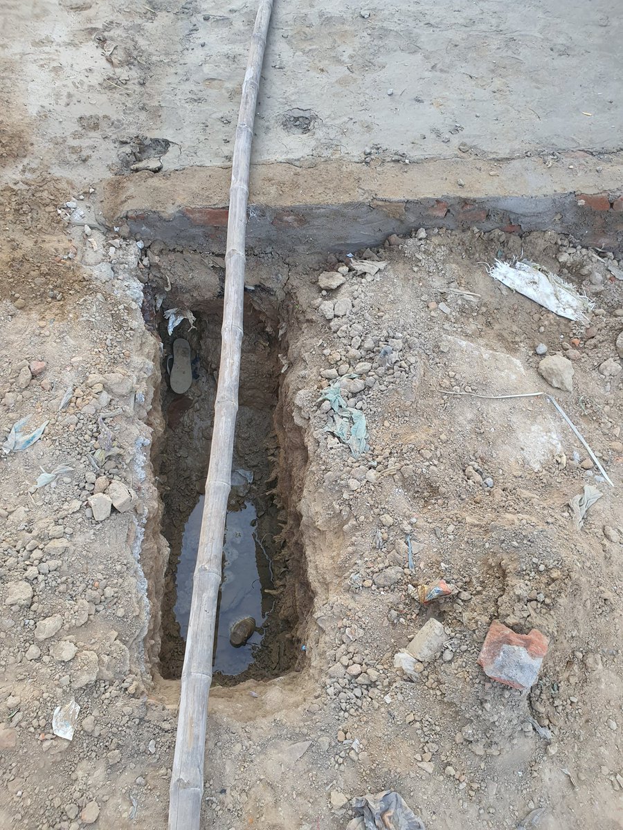 Mithilesh2803's tweet photo. @Adani_Gas @manglani_p Sir, it has been 4-5 days since this pit was dug by Adani Gas workers. Please note main line PNG gas connection is still not done. I don't understand why this pit was dug and left open. Kindly send some responsible person to check and fix the issue. Thanks. https://t.co/6RuOsNfTli