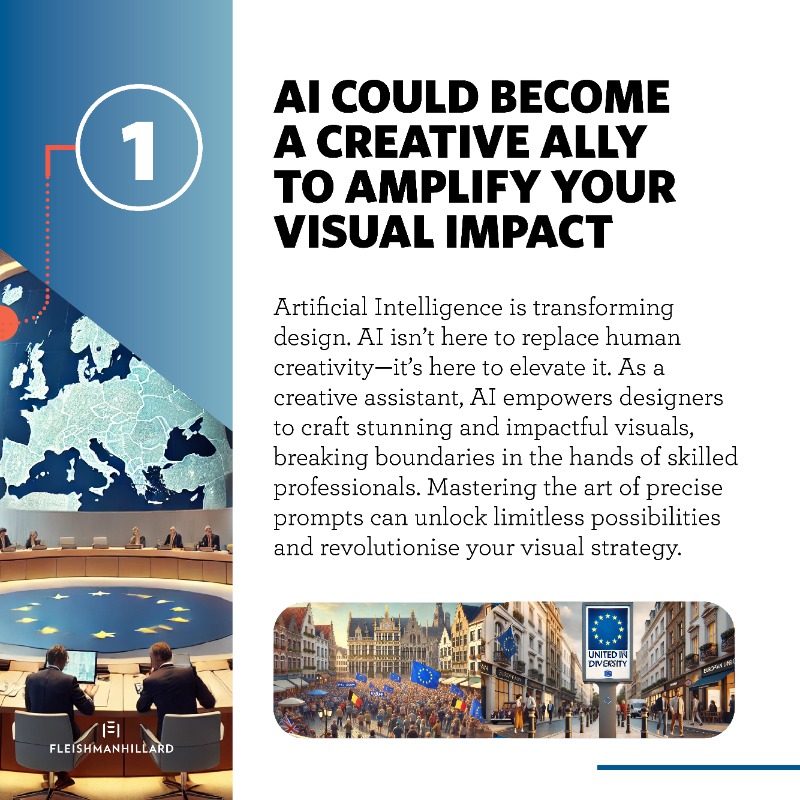 fleishmanEU's tweet photo. 2025 is shaping up to transform design!

🎨AI is becoming an ally to amplify visual impact 
🍱Bento box layouts organise ideas visually &amp; present concepts with style
🖌️Bold minimalism pairs simplicity &amp; vibrant colours to cut through noise

Connect with our expert to learn more!