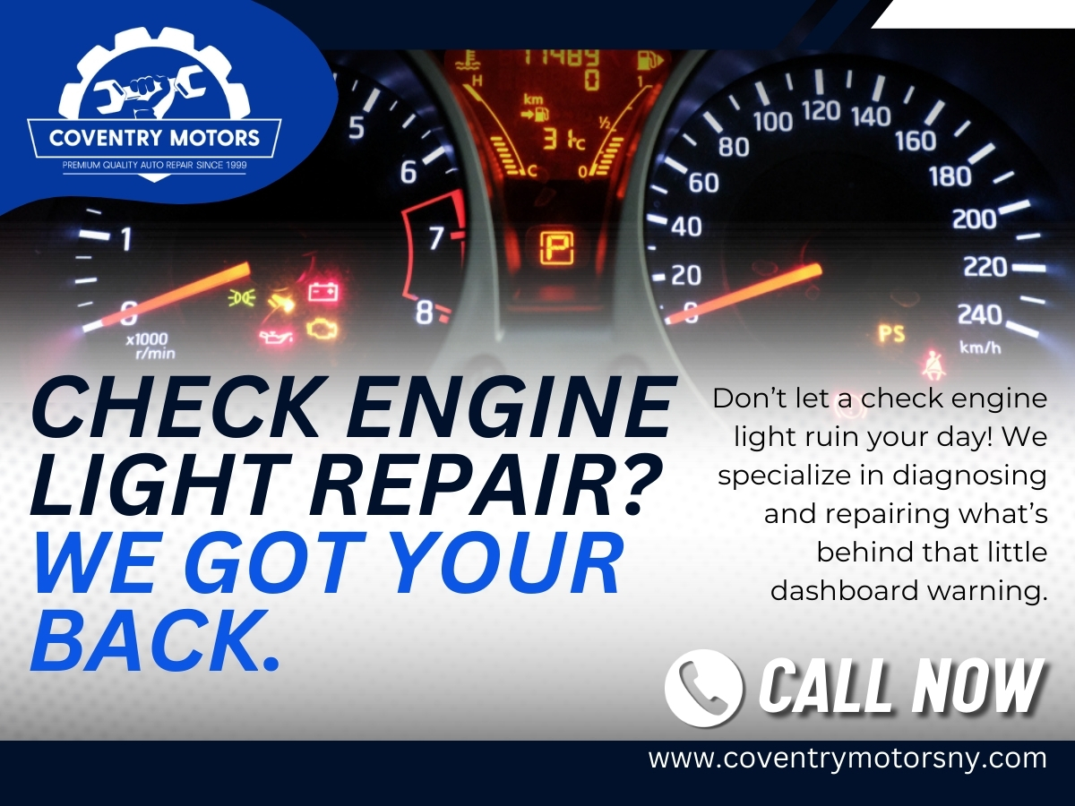 MotorsCoventry's tweet image. 🚗 Don’t ignore your check engine light! Coventry Motors offers expert check engine light repair in Huntington Station. Reliable service backed by a 3-year warranty. Visit us today! 🌟

🌐 coventrymotorsny.com/services/check…

#checkenginelightrepair #autorepairshop #CoventryMotors