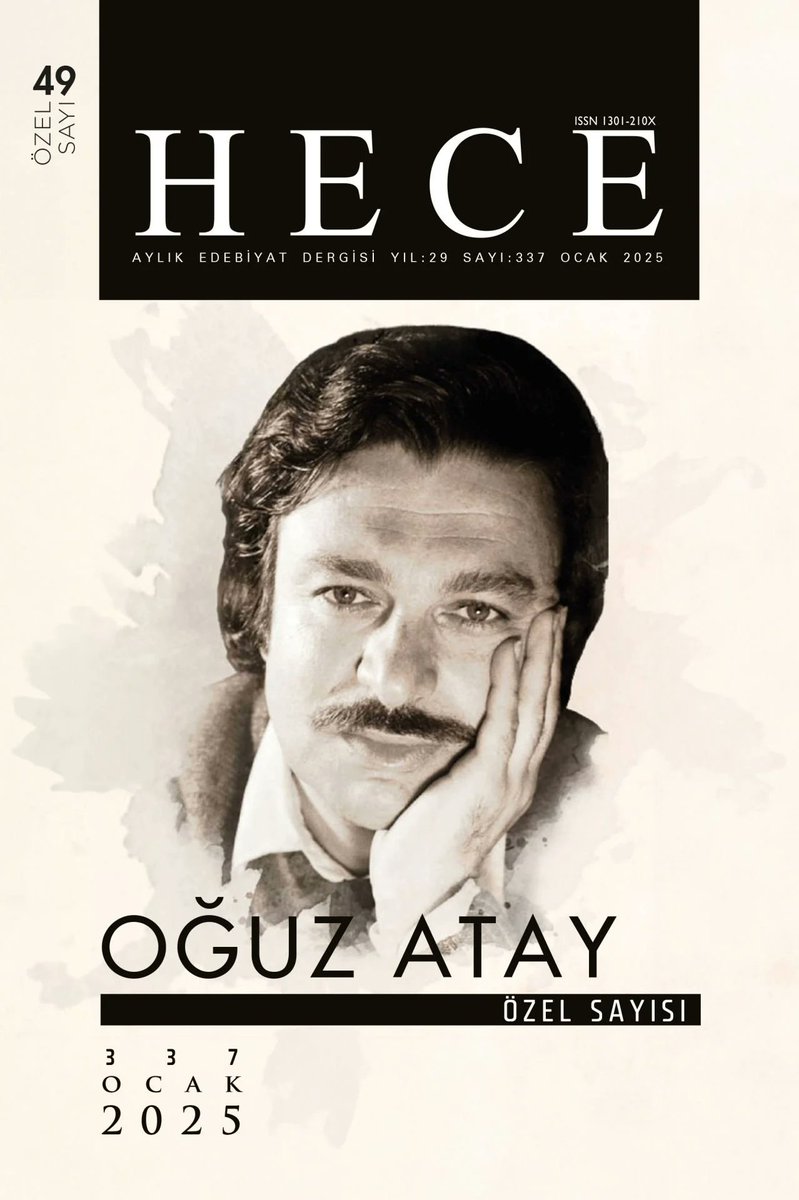 Hece dergisi, Oğuz Atay Özel Sayısı çıkarmış. hece.com.tr/urun/oguz-atay…