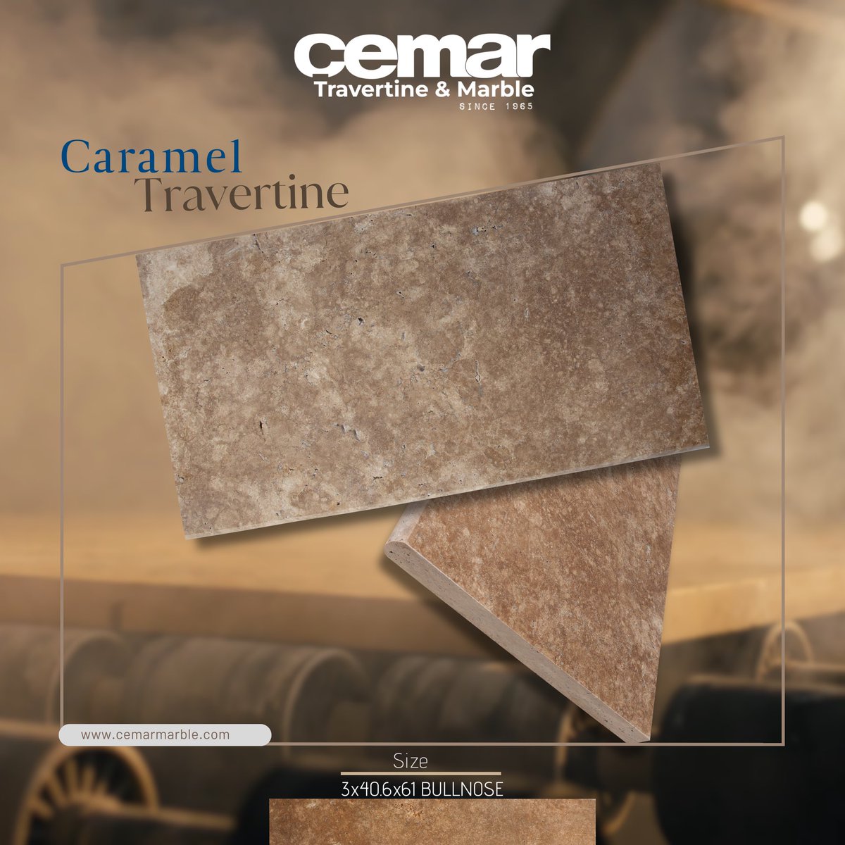cemar_marble's tweet photo. 🌟 **Doğal Taşın Sıcak ve Şık Yüzü: Caramel Traverten** 🌟 

**Caramel Traverten**, doğal dokusuyla yaşam alanlarınıza sofistike bir hava katıyor: https://t.co/aOTEVm0Y5v