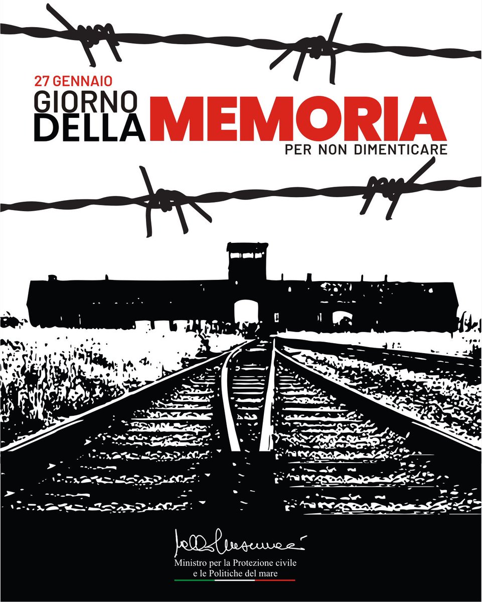 Ricordare è un dovere, affinché gli orrori del passato non si ripetano mai più. #Giornodellamemoria