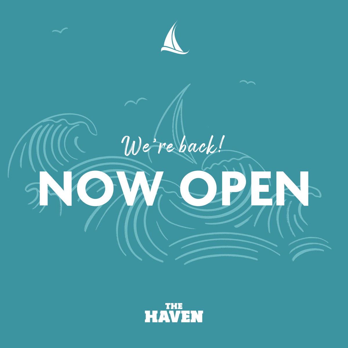 The Haven will be back open as normal today at 9am, we look forward to seeing you all.