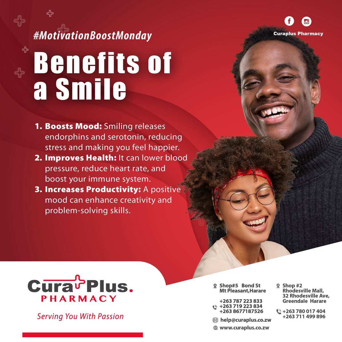 CuraplusP's tweet photo. Boost your health: Smile more—it reduces stress and strengthens your immune system! 😄 #HealthTips https://t.co/VxvICNBeHv