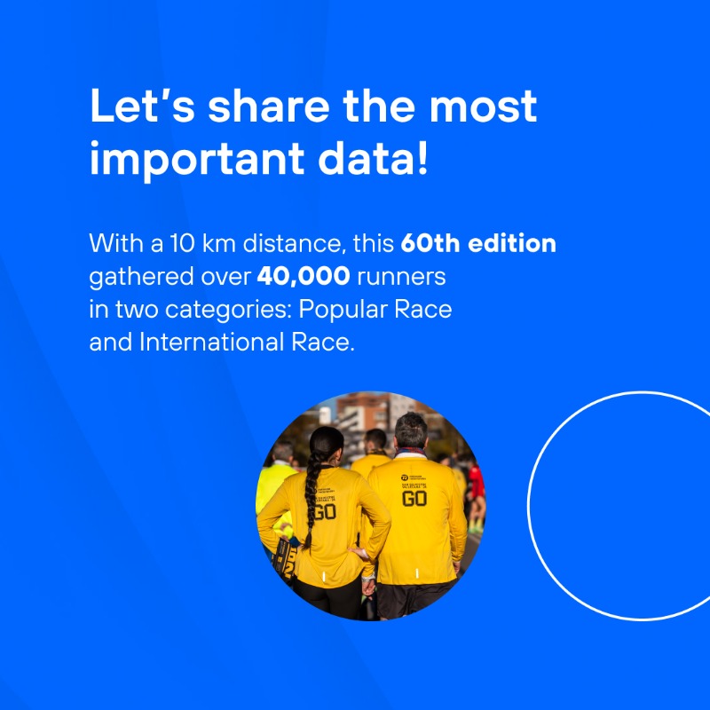 TefTech_EN's tweet photo. The 60th #SanSilvestreVallecana saw attendees up 27% &amp; international participation up 58%! 📈 Using #SmartSteps, we tracked peaks like a 3.5x surge at the start &amp; 4x at the finish, turning data into smarter event decisions.