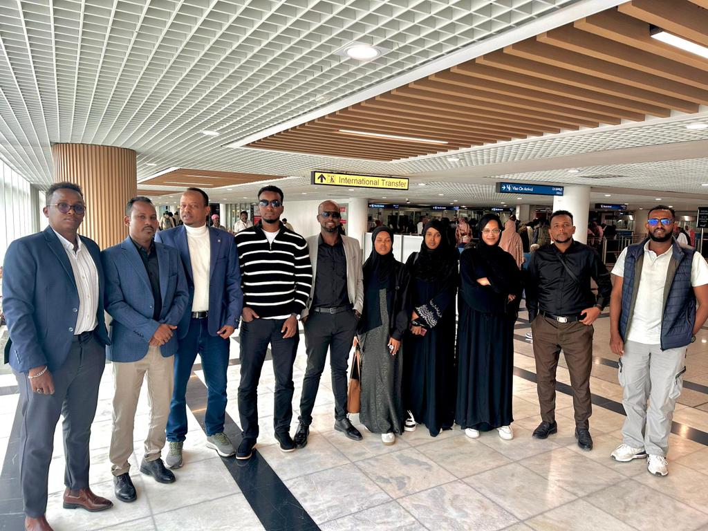 MohamedDarod's tweet photo. A 10-member team from Hargeisa Water Agency has arrived in Uganda for a benchmarking visit at Uganda National Water & Sewerage Coperation (NWSC) under the EU-funded WOPs program, managed by #GWOPA. #WaterPartnerships #EU, #Somaliland. https://t.co/gp6V3XqANV