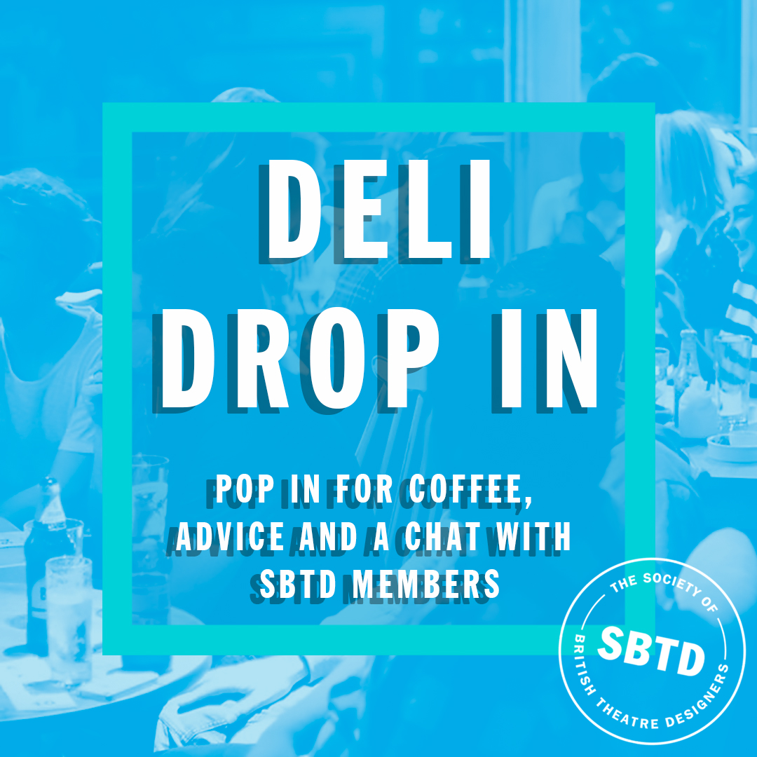 weareSBTD's tweet photo. THIS WEEK! 
Come along @theatredeli on Wed 29th for a cuppa and a chance to meet fellow Designers! SBTD will be offering advice and support on anything you need. Reading a contract, help with a job application, or just a friendly chat, we are here to help!
#theatredesign #sbtd https://t.co/qCENw6fPL3