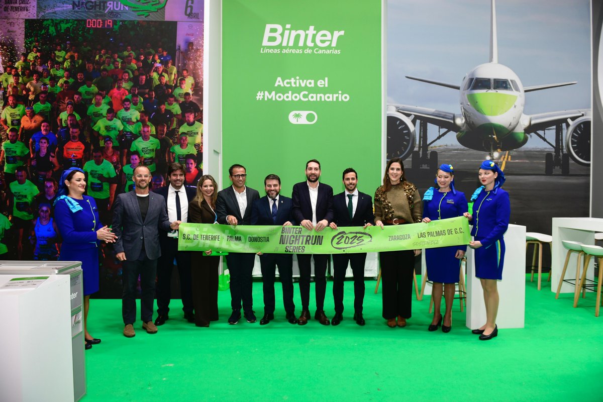 BinterNightRun's tweet photo. Hemos presentado oficialmente la Binter NightRun Series 2025 en la Feria Internacional de Turismo (FITUR)
• Santa Cruz de Tenerife
• Palma de Mallorca
• Donostia – San Sebastián
• Zaragoza
• Las Palmas de Gran Canaria
#binternightrunseries #binter #running #runner https://t.co/CxXHL1d1j4