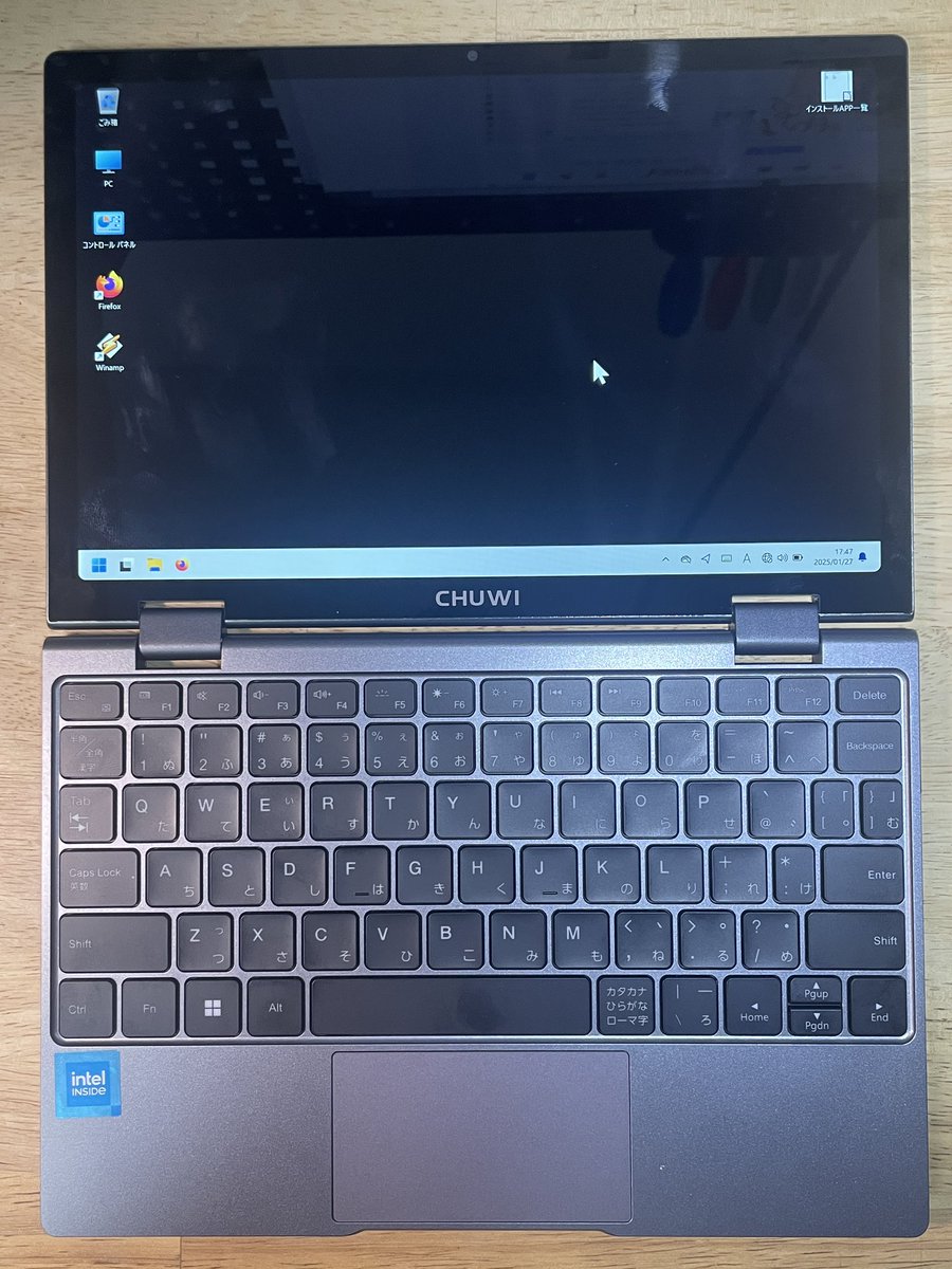 repairfan_com's tweet photo. 仕事用に個人情報を一切入れないpcを一台用意。
CPUがN100、通常使いに問題ないのは実証済みだけど、怪しいアプリ動かしたりするのにどれぐらい耐えられるのか見もの。
#CHUWI
#minibookx https://t.co/O7qiOobCzj