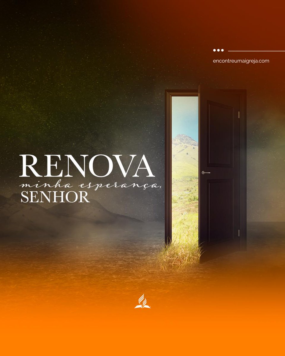 AdventistasSP's tweet image. Como não esperar em quem sempre cumpre Suas promessas? 🌅✨
📖 'Mas os que esperam no Senhor renovam as suas forças; voam alto como águias.' Isaías 40:31
#RenovaMinhaEsperança #ConfioNoSenhor #FéQueRestaura #EsperançaViva #DeusÉFiel