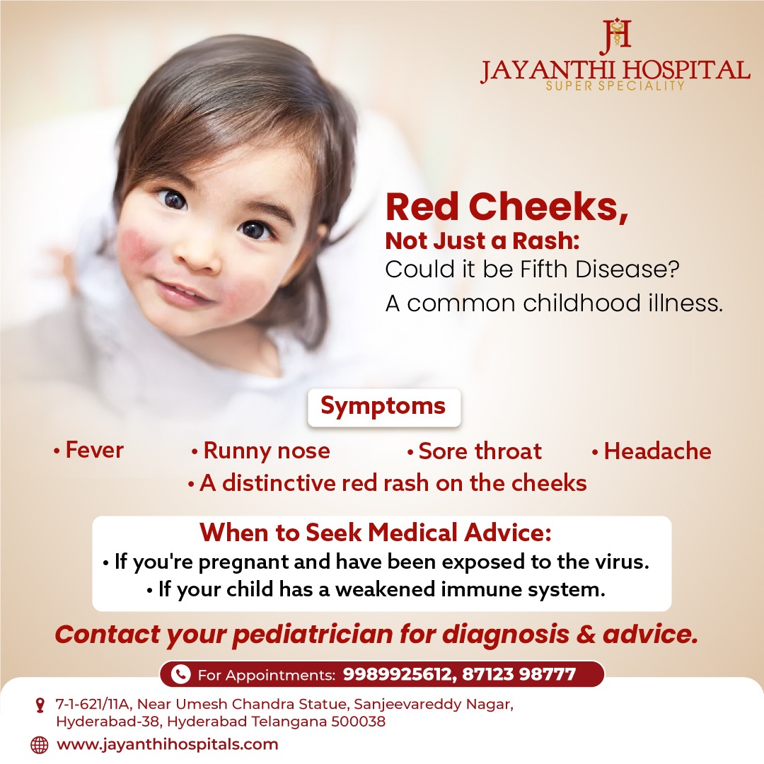 JayanthiHsptls's tweet photo. Red Cheeks is a common skin concern that can be caused by existing conditions like allergies or lifestyle factors. Red Cheeks occurs more commonly in Children. At Jayanthi Hospitals, we specialize in treating red cheeks with advanced dermatological care.
#RedCheeks #SkinCare https://t.co/puI5VGYXkO