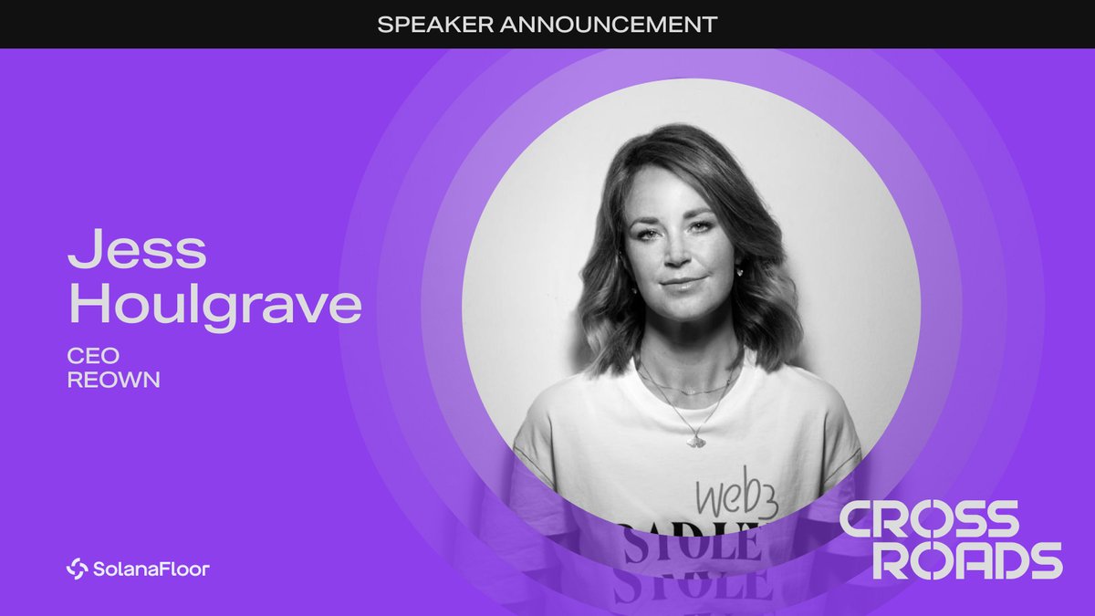 SolanaCrossroad's tweet photo. 🚨SPEAKER ANNOUNCEMENT!

We're thrilled to have @houlgrave, CEO of @reown_, joining us in person in Istanbul for Crossroads '25.

Get your tickets at https://t.co/O4SAxwsPEc https://t.co/6faEDGXJmh