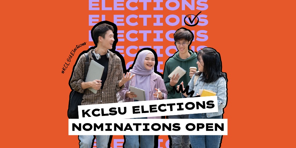 KCLSU Elections are back! Lead your student group and help it grow or stand for one of our six paid Officer roles; all of which are designed to kickstart your career and make your CV stand out from the crowd.

ow.ly/s8fb50UMAqK

#KCLSU #KingsCollegeLondon #KCLSUElections