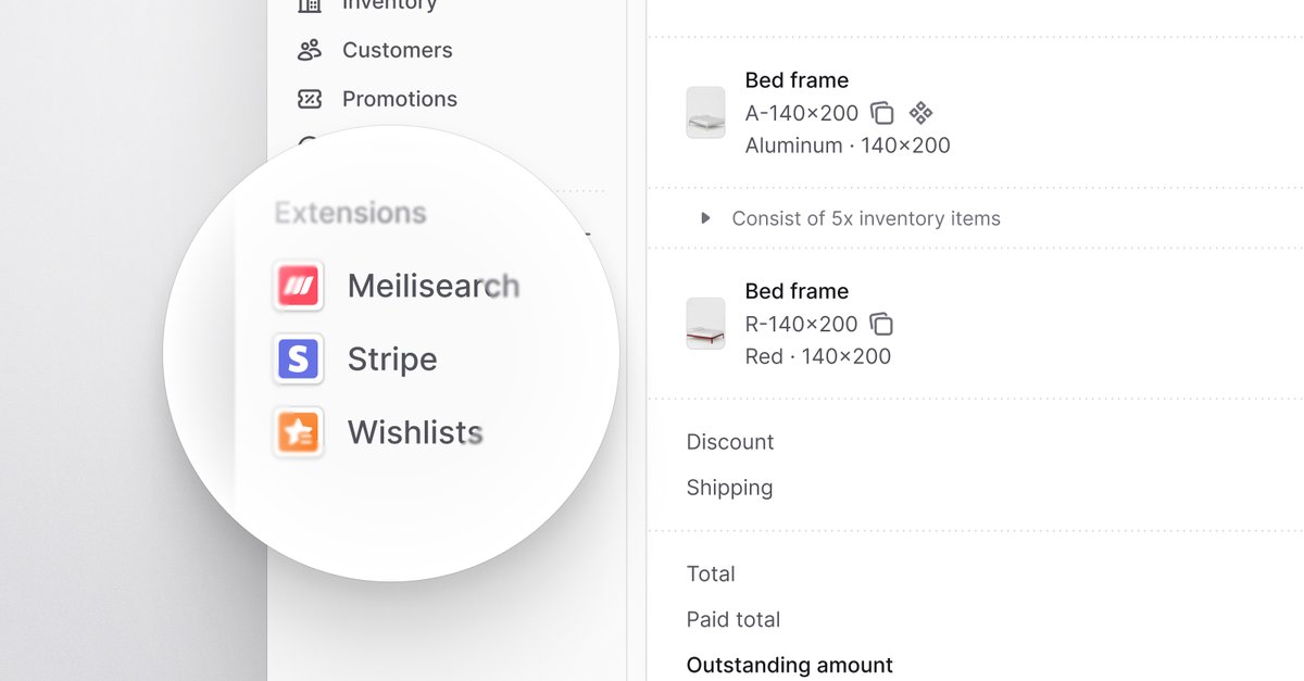 medusajs's tweet image. Medusa v2.4.0 is out!

In this release, you&apos;ll find:
- Plugins (blog post/guides coming soon)
- DataTable component added to UI library
- Admin translations for seven new languages
- MikroORM v5 to v6 upgrade

Read more: github.com/medusajs/medus…