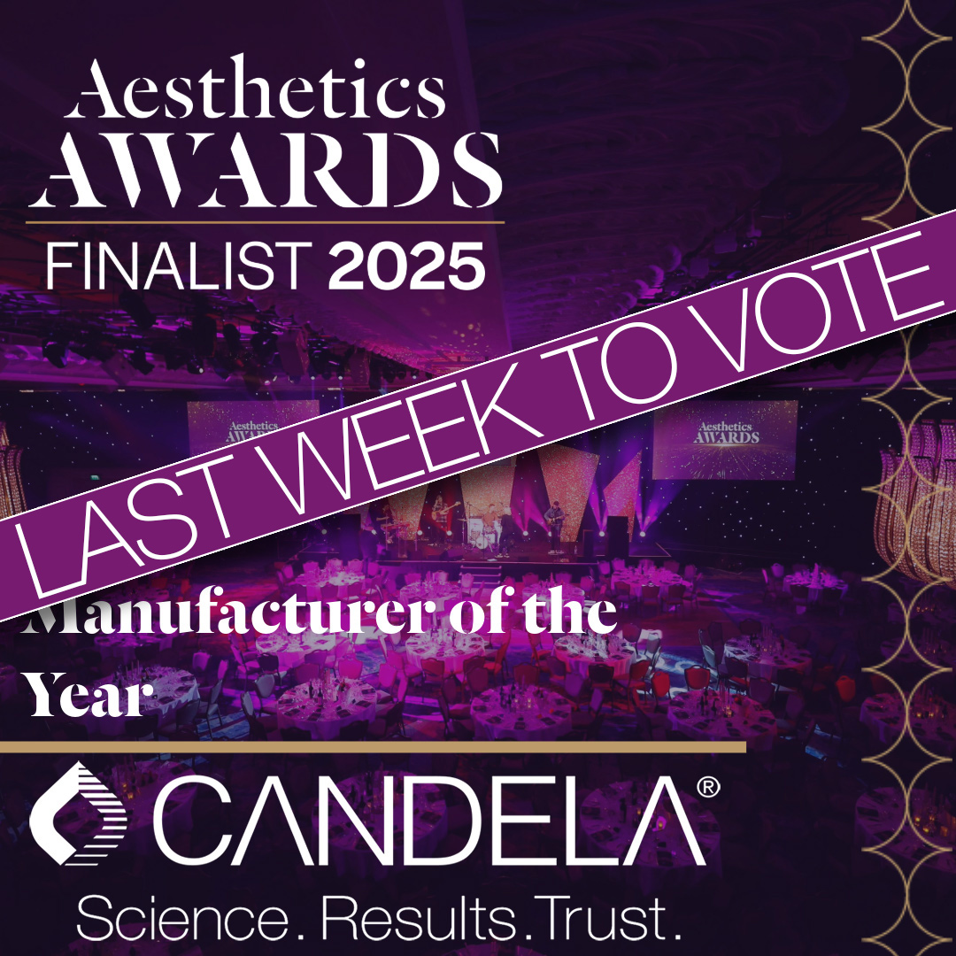 ****LAST WEEK TO VOTE****

•• We’re Finalists in the 2025 Aesthetics Awards! ••

Candela Medical UK &amp; Ireland is over the moon to be recognised in 2 categories this year:

• Device of the Year – for the innovative PicoWay
• Manufacturer of the Year 

aestheticsawards.com/2025/en/page/f…