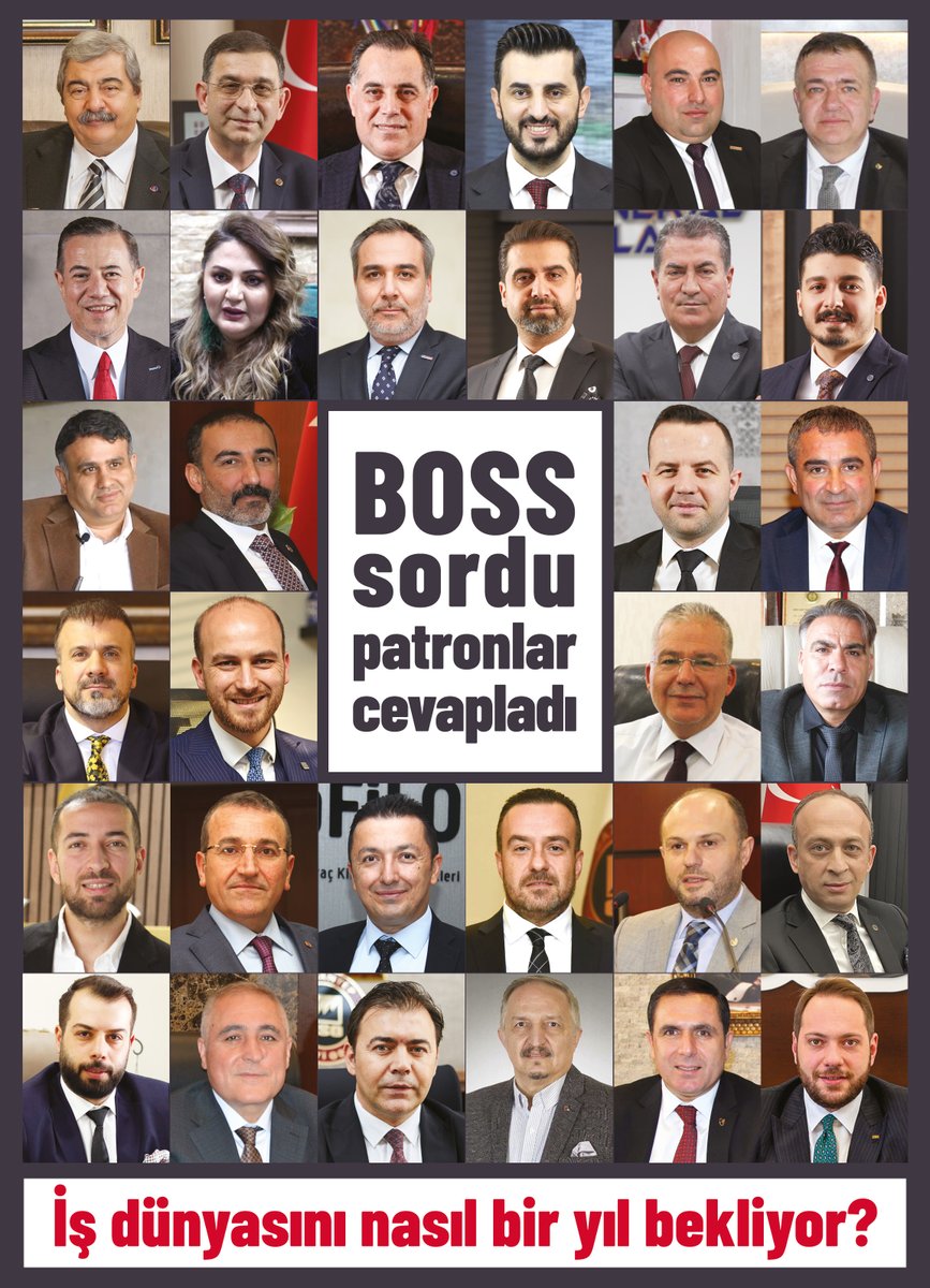 bossdergisi's tweet photo. Patronlar 2025’ten ne bekliyor. Nasıl bir yıl olacak? Suriye meselesine hangi pencereden bakıyorlar.
Gaziantep ekonomisinin patronları BOSS'ta değerlendirdi…
@halitacar @MTuncayYildirim @AdnanUnverdi @mehmetakinci27 @a_tiryakioglu @mustafaulger27 @saliheruslu @hakancakici_ https://t.co/9wdlMXYOvp