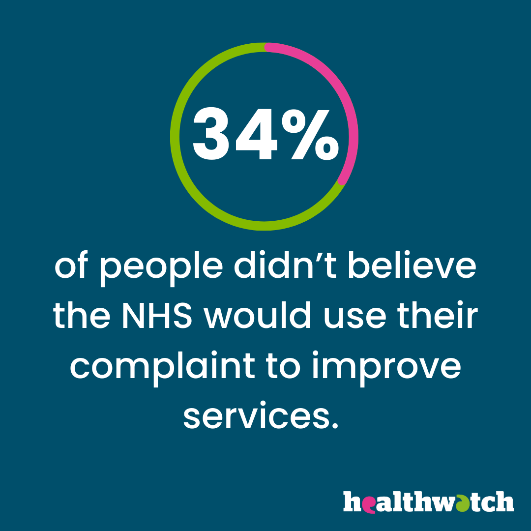 Our new research identifies what stops people making a complaint.

It follows Lord Ara Darzi's investigation into NHS performance, which found serious failings in how the service listens to and responds to patient feedback.

Find out more healthwatch.co.uk/news/2025-01-2…