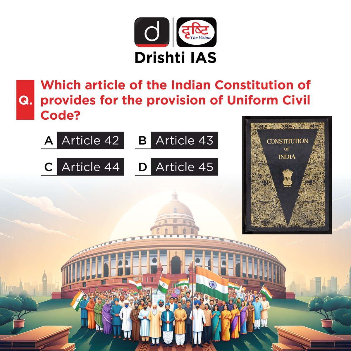 drishtiiaseng's tweet image. Uttarakhand became the first state in India to implement the Uniform Civil Code (UCC).
#DrishtiDailyBrief #IniformCivilCode #CivilCode #Uttarakhand #CivilServices #UCC #UCCBill #EqualRights #Article #IndianConstitution #Bill #StateAssembly #UPSC #DrishtiIAS #DrishtiIASEnglish