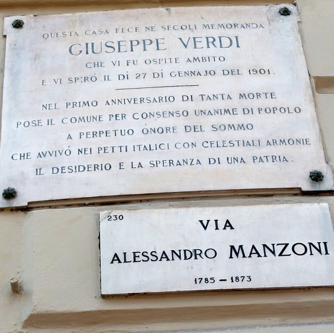 Baerenreiter's tweet photo. Giuseppe Verdi died in the Grand Hotel et de Milan on this very day in 1901.   

He spent extended periods of time living in suite 105 and he was adored by the Milanese public https://t.co/tjUGjSQM6N