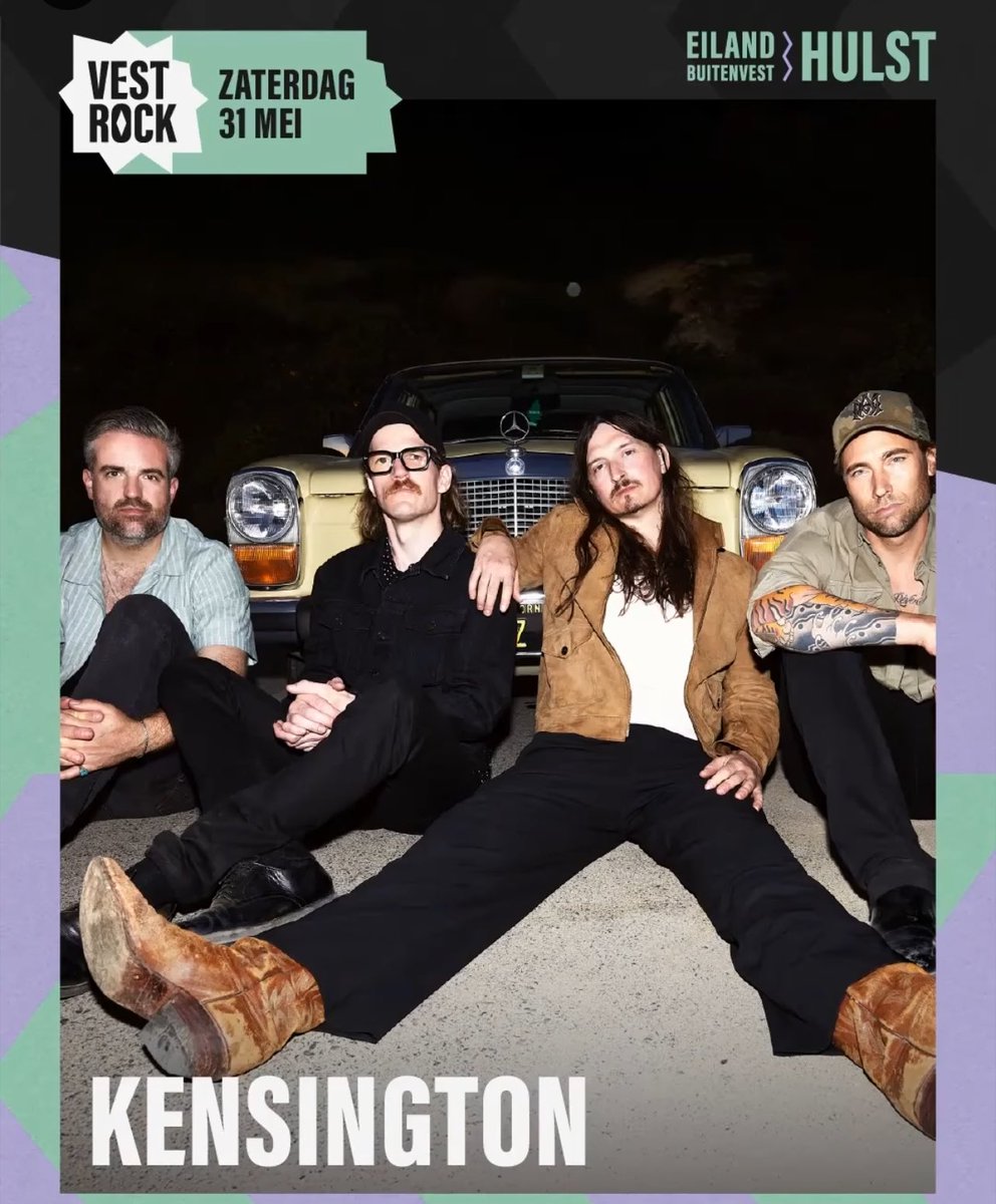 VESTROCK's tweet photo. Jaaaaaa!!!! Ze komen 💥! @kensingtonband Zinin! #VR25 https://t.co/g3JqSM4Umq