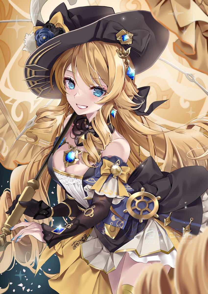 DailyGenshinArt's tweet photo. Navia from Genshin Impact. https://t.co/9ROMhUzd6Y