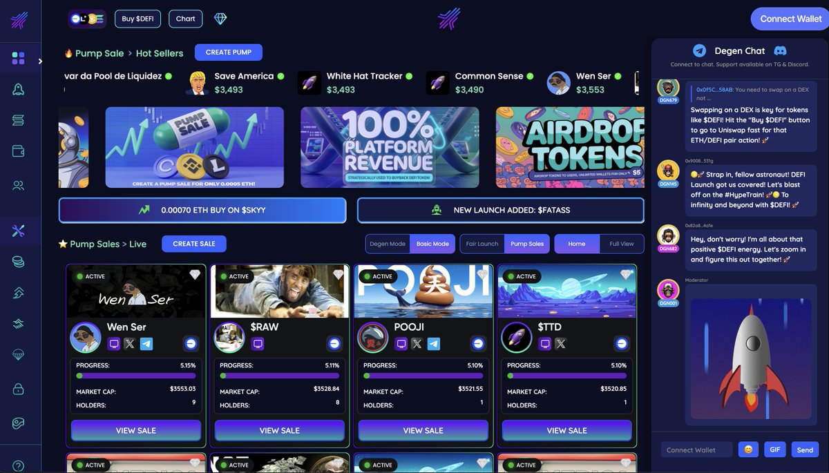 What should we build next?

Any requests?

defilaunch.app 

on <a href="/base/">Base</a>, <a href="/solana/">Solana</a>, <a href="/BNBCHAIN/">BNB Chain</a> and <a href="/LineaBuild/">Linea.eth</a>