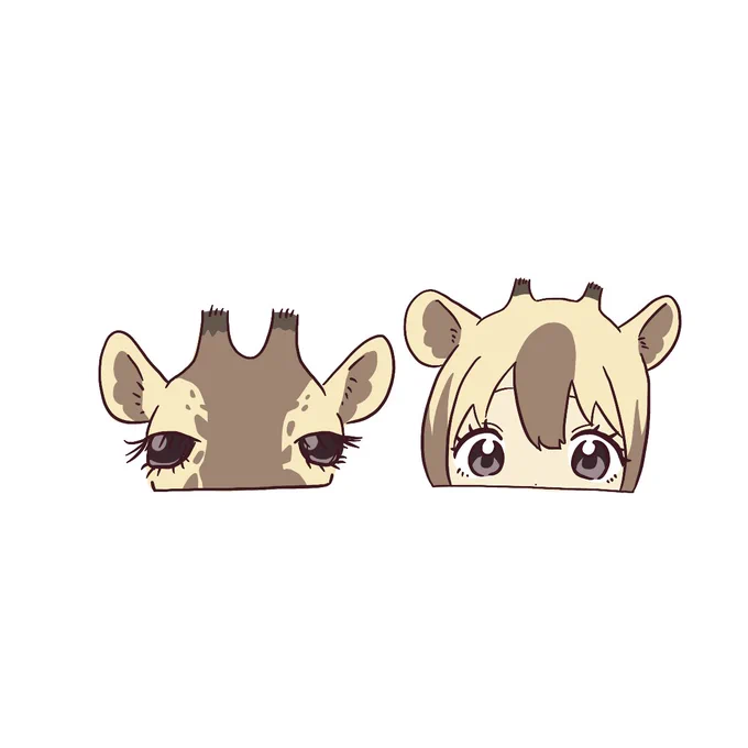 今日もイラスト練習!キリンです!#イラスト練習中 