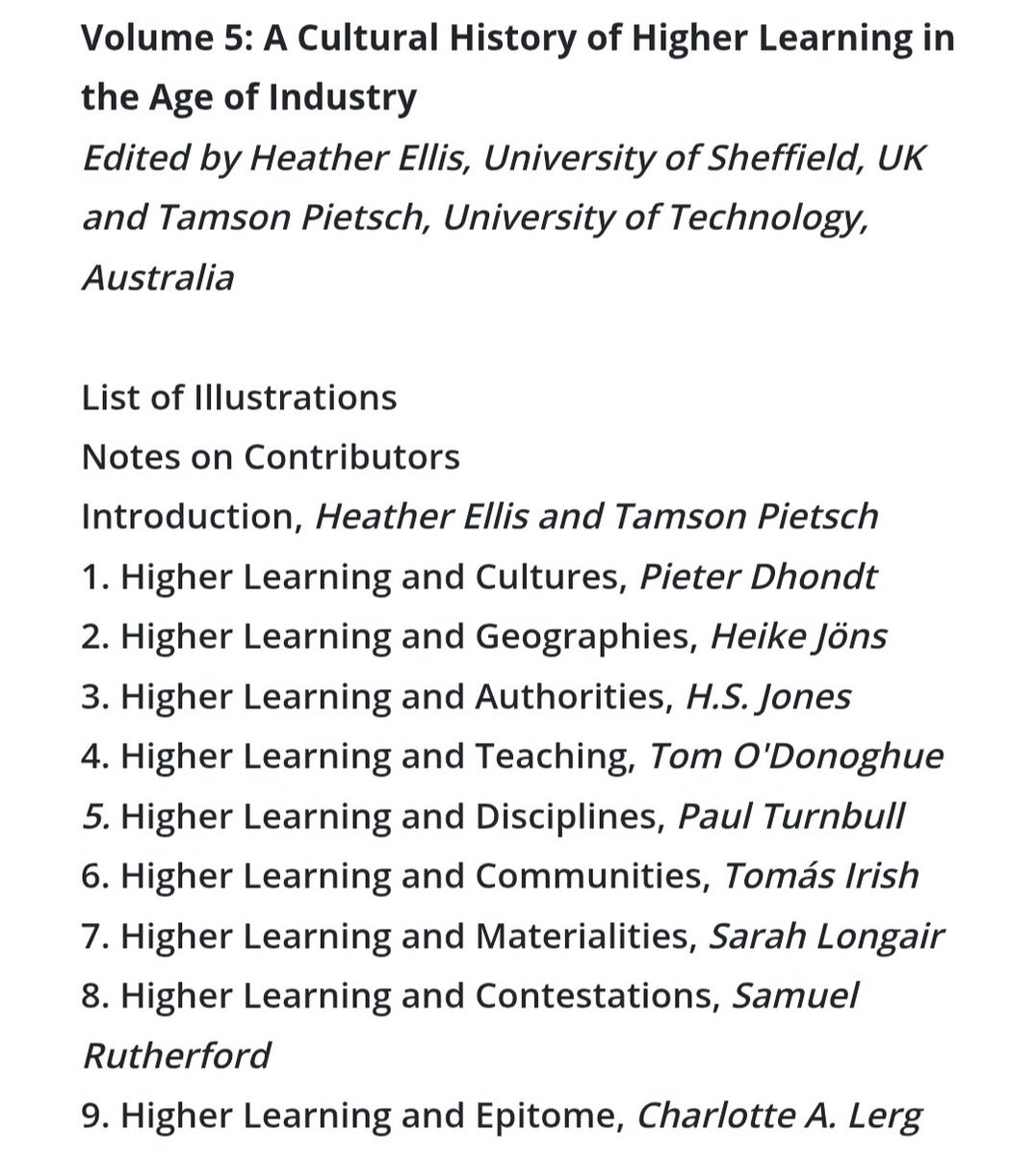 Dr Heather Ellis (@heatherlwellis) on Twitter photo Just submitted final proofs of 'A Cultural History of Higher Learning in the Age of Industry' to <a href="/BloomsburyHist/">Bloomsbury History</a>. Looking forward to seeing it published in July! #histed <a href="/EducationSheff/">Education@Sheffield</a> Just submitted final proofs of 'A Cultural History of Higher Learning in the Age of Industry' to <a href="/BloomsburyHist/">Bloomsbury History</a>. Looking forward to seeing it published in July! #histed <a href="/EducationSheff/">Education@Sheffield</a>