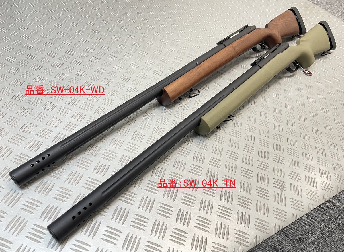 kinwa__official's tweet image. ー新製品情報ー

SNOW WOLF社製 M24 スナイパーライフル エアコッキングガン リアルウッドver./TN　2色入荷

米 #Remington 社製 #M700 をベースに開発された #ボルトアクションライフル #M24 をモデルとした #エアコキ #ライフル シリーズに新色登場

お財布に優しくて😂
※予備マグ入荷済

#サバゲー