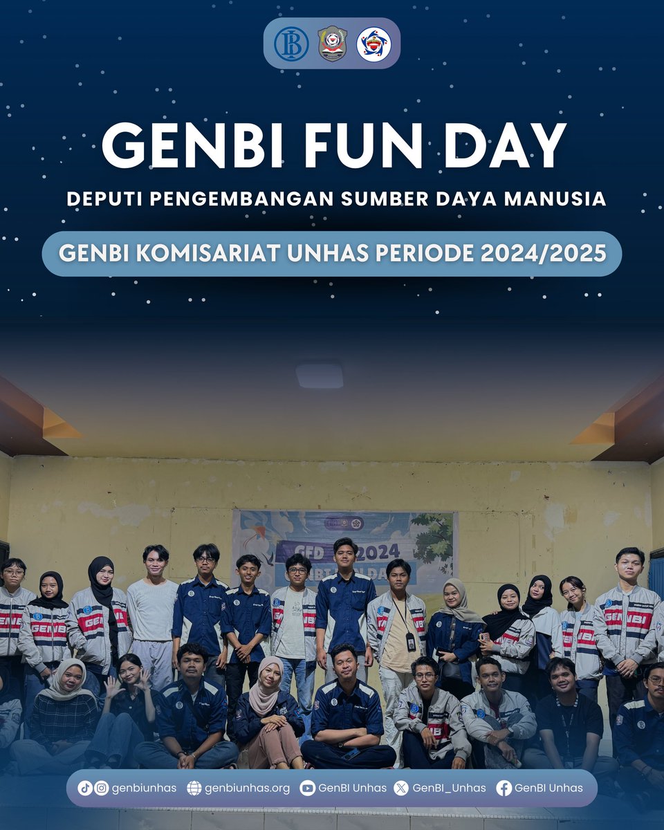GenBI_Unhas's tweet photo. [GenBI Fun Days: Seru, solid, dan penuh makna!]

Halo GenBIers!
Kegiatan ini bukan sekadar bermain, tapi juga refleksi, evaluasi, dan komitmen bersama untuk terus tumbuh sebagai organisasi profesional. 🌍✨

#GenBI
#EnergiUntukNegeri
#GenBIUnhas
#DedikasiTinggiInovasiUntukNegeri https://t.co/dDo49jaIwL