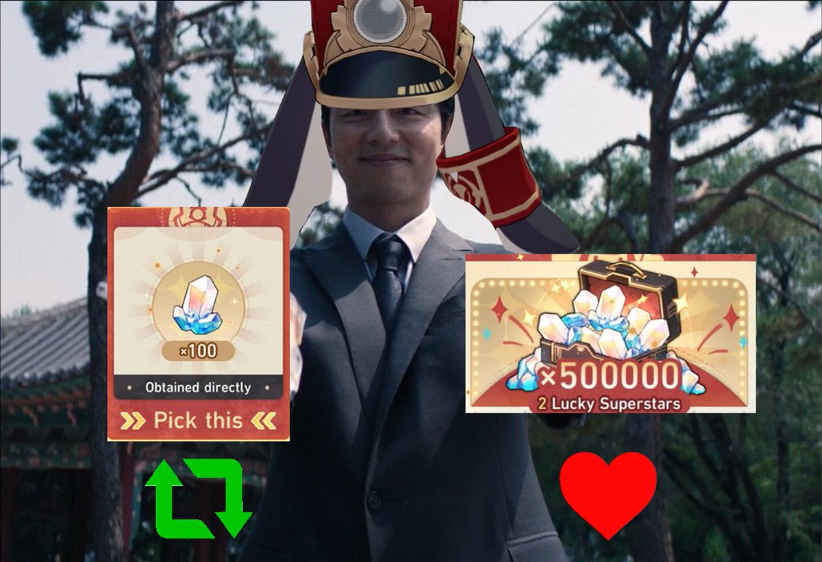 Would you take the 100 Jades, or gamble everything for a small chance to win 500K Jades?

#HonkaiStarRail #崩壊スターレイル