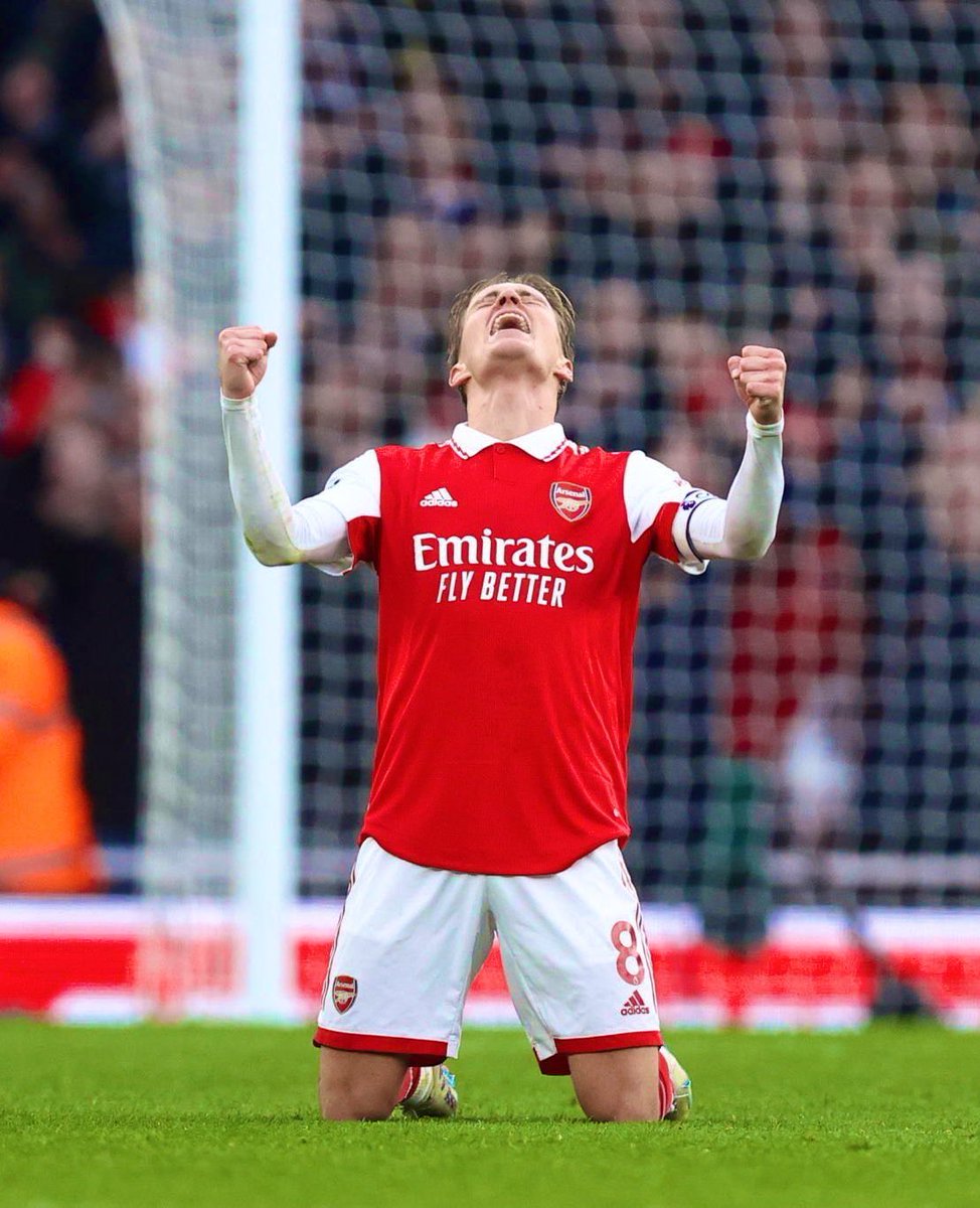 PatrickTimmons1's tweet photo. Four years ago today, Martin Ødegaard arrived in North London. ❤️ https://t.co/ZVEB1VIxdu