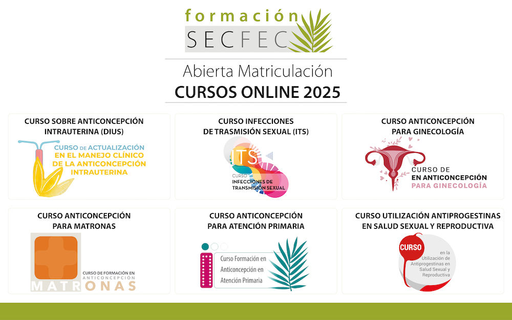 El campus de la SEC y FEC programa seis nuevos cursos de expertos para 2025.

Manejo del DIU, ITS, anticoncepción en ginecología, matronas y Atención Primaria y utilización de antiprogestinas en salud sexual y reproductiva.

sec.es/el-campus-de-l…