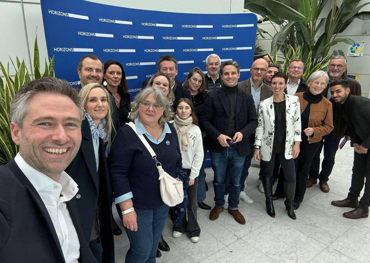 Les élus et militants <a href="/HorizonsLeParti/">Horizons</a> de la Loire-Atlantique à #Bordeaux pour le premier congrès interrégional ! 🔵⚪️