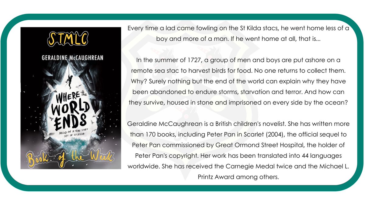 📚 Book of the Week 📚 - By Geraldine McCaughrean