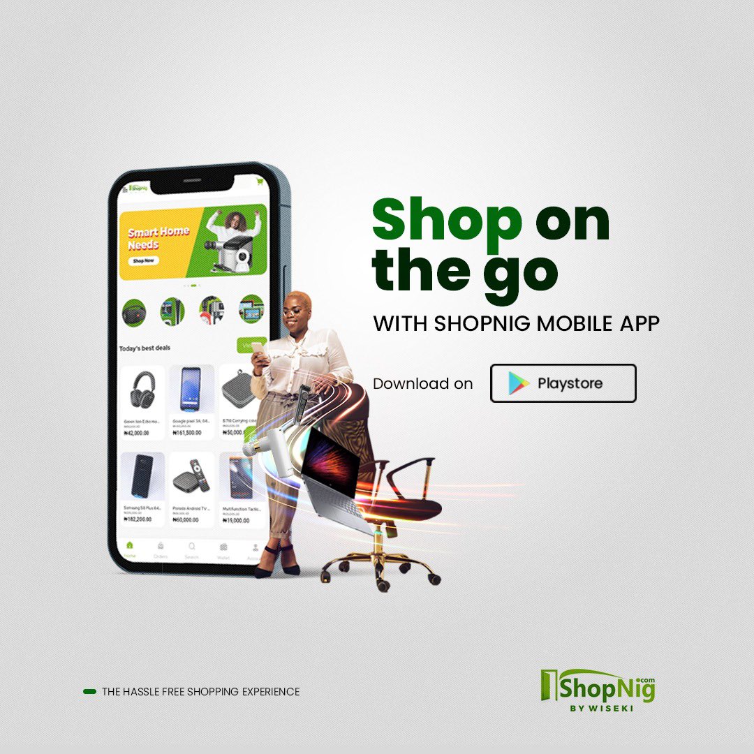 Shopnigmall's tweet photo. A new week with a good new 🥁
Shopnig mobile app is now available on Google Play store 📱
Enjoy the world of convenience at your fingertips today! ⚡️⚡️
#ShopNig #MobileApp #HassleFreeShopping https://t.co/yLQkCfNJxZ