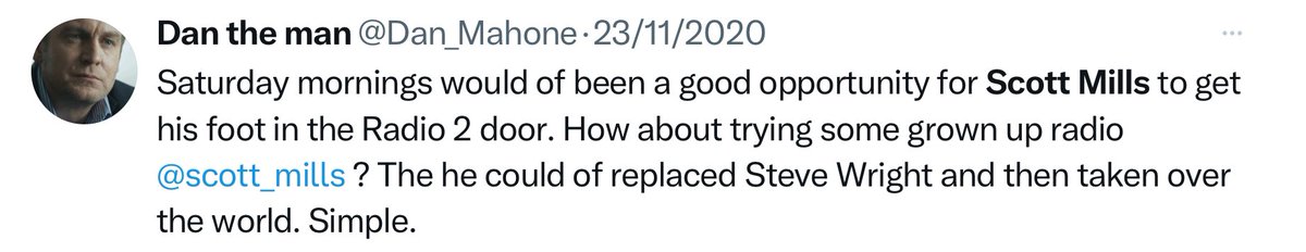 Dan_Mahone's tweet photo. @scott_mills I wrote this a few years ago, well done Scott. https://t.co/g92gf06w5Z