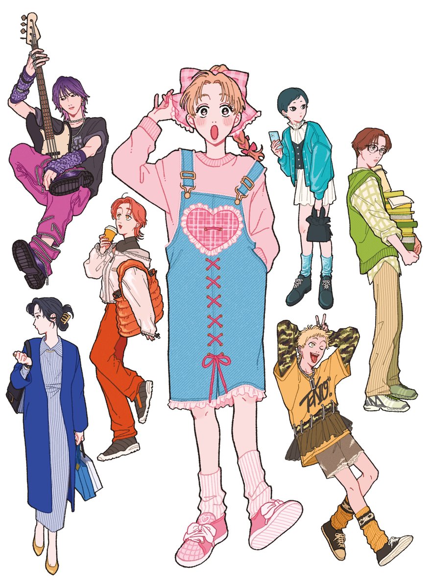 fashion illustration 日本ファッションイラスト連盟 2022年9月2日更新 ポップでキュートなファッションイラスト