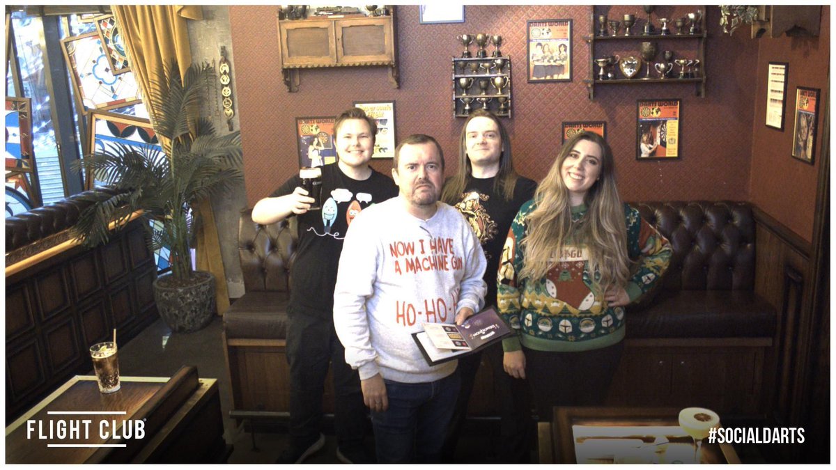 To help shake off your January blues, here is a festive photo of part of our team last month at Flight Club. 

Kev (at the front) wasn't too happy with this photo obviously...